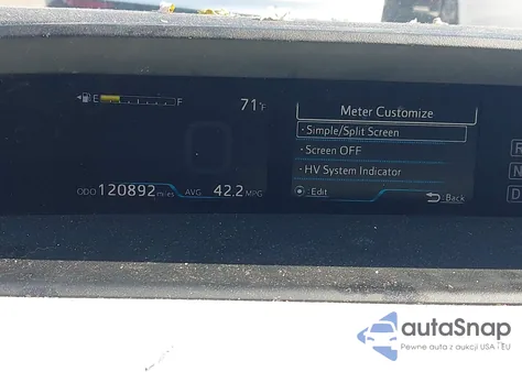 2016 Toyota Prius Two из США, поврежденный, VIN JTDKBRFU2G3526625